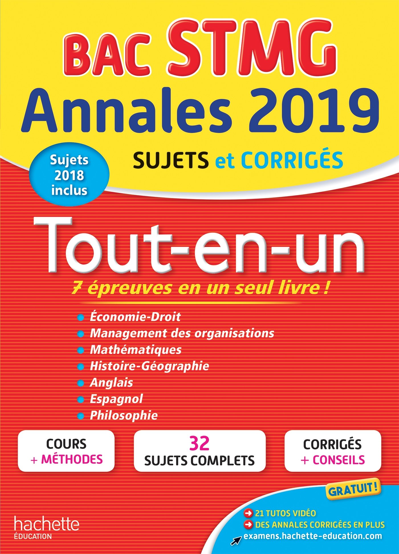 Annales Bac 2019 Tout-en-un Tle STMG