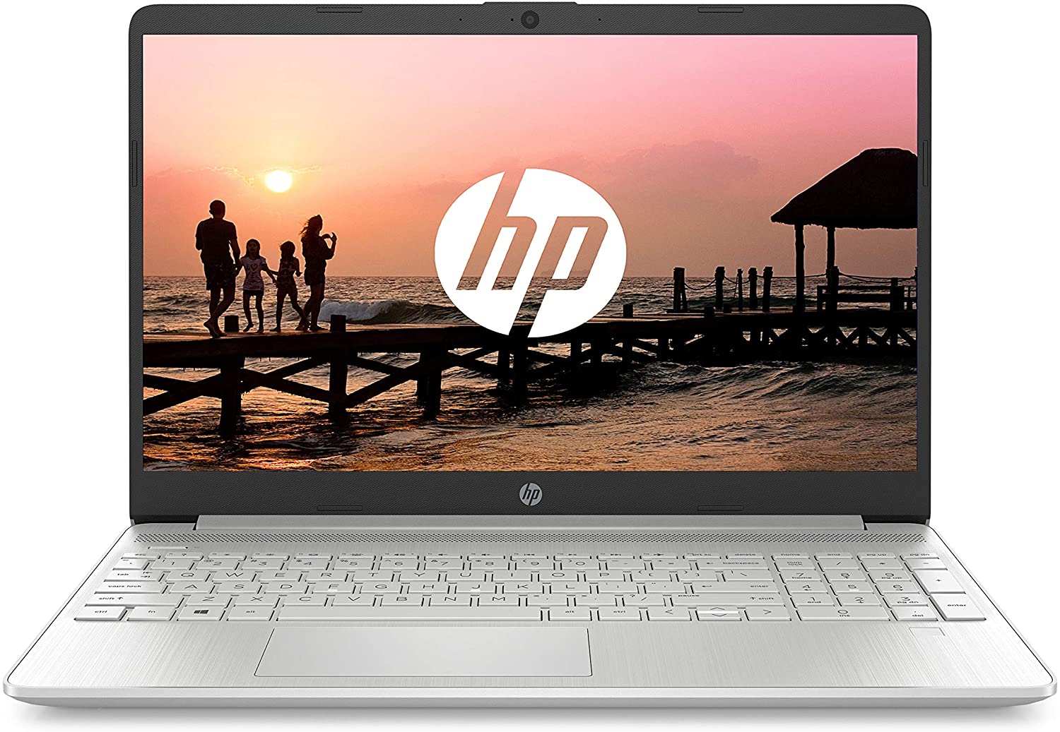 HP Portable 15,6" FHD Argent (Intel Core i3, RAM 4 Go, SSD 512 Go, AZERTY, Windows 10)