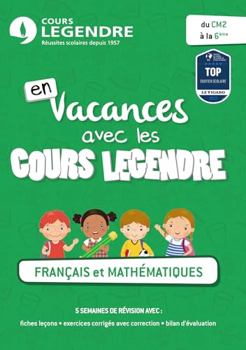 Cahier de vacances du CM2 à la 6e