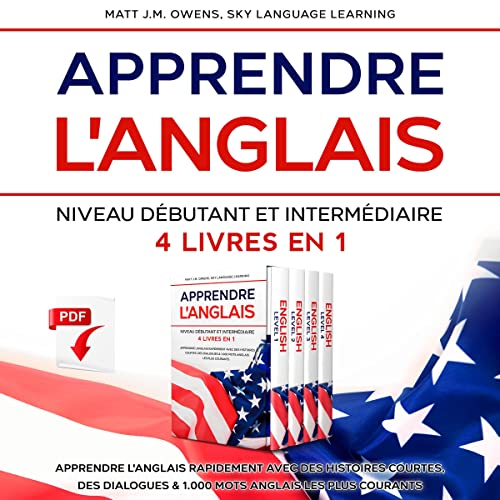 Apprendre l'anglais. 4 livres en 1