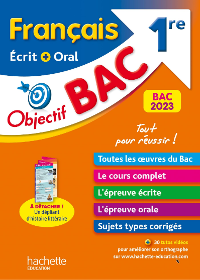 Objectif BAC Français 2023