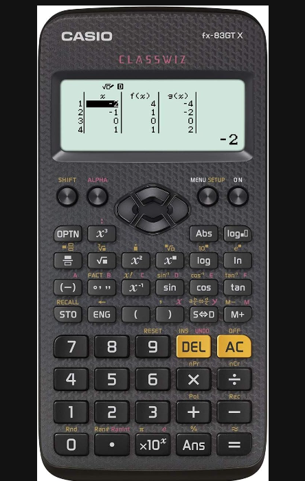 Casio Fx-83Gtx Calculatrice Scientifique Noir 1 Noir