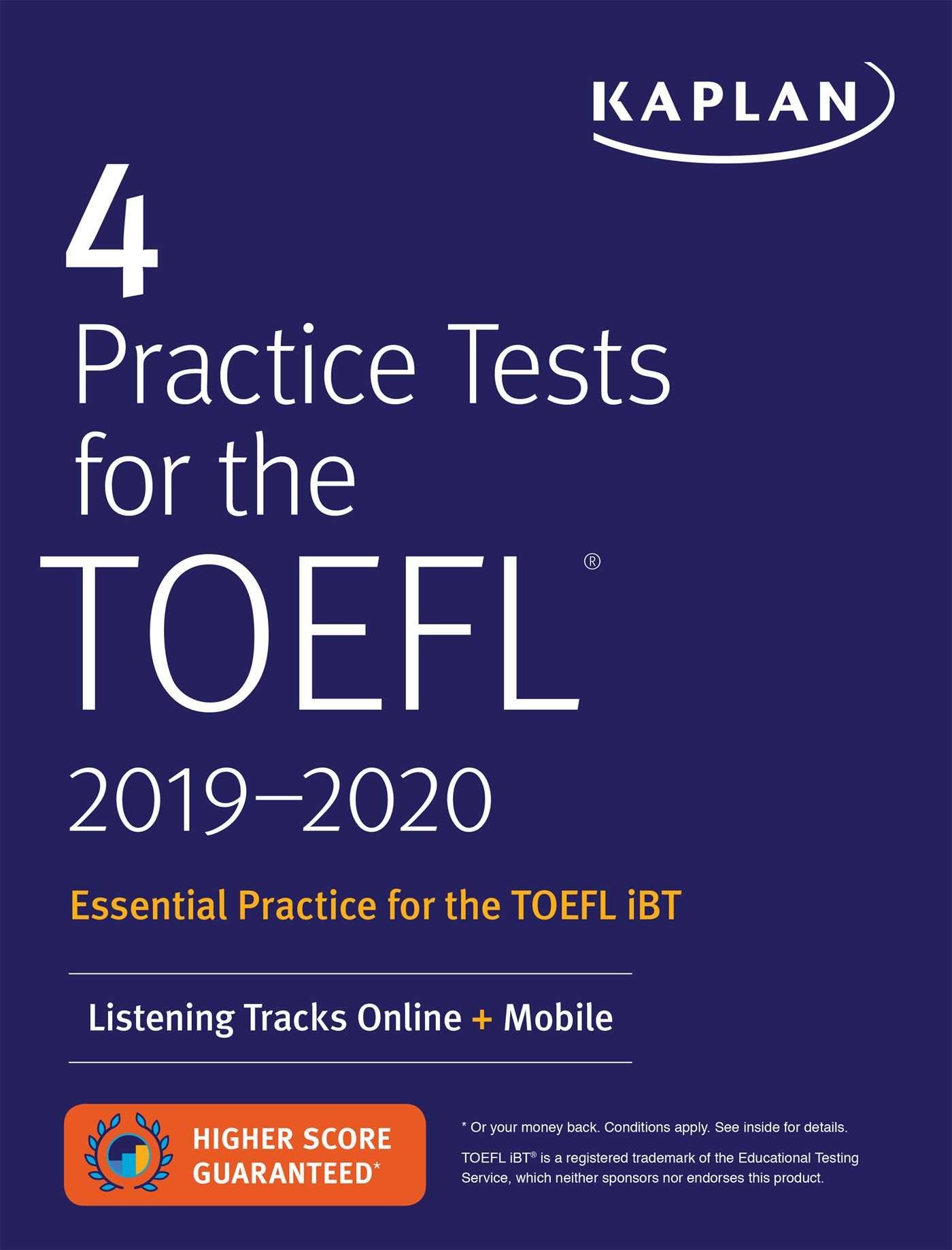 4 Practice Tests for the TOEFL