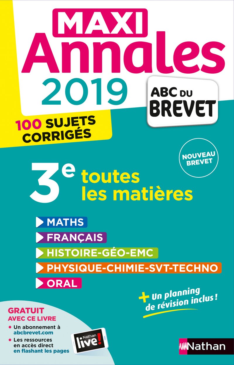 Annales du Brevet Les meilleurs livres pour réviser le brevet des
