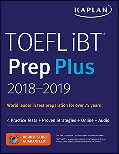 TOEFL iBT Prep Plus 2018-2019: 4 Practice Tests + Proven Strategies + Online + Audio