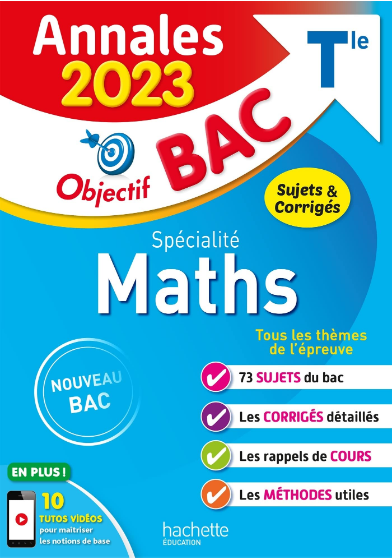 Annales Spécialité Maths BAC 2023