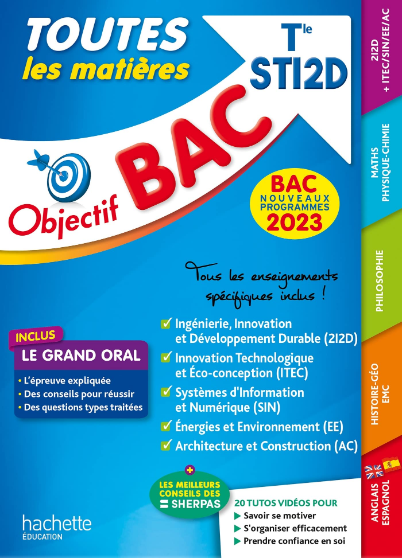 Objectif BAC STI2D 2023